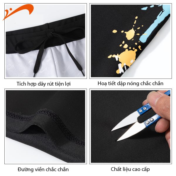 Quần Bơi Nam YLIKE Ôm Sát Tôn Dáng Co Giãn Thoải Mái - Hình ảnh 5