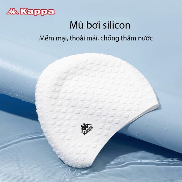 Mũ Bơi Kappa 3D Silicon Chống Nước Che Tai - Hình ảnh 8
