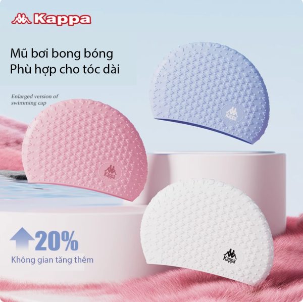 Mũ Bơi Kappa 3D Silicon Chống Nước Che Tai - Hình ảnh 5