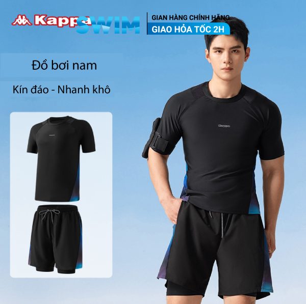 Đồ Bơi Nam Kappa Cộc Tay Kín Đáo Nhanh Khô - Hình ảnh 4