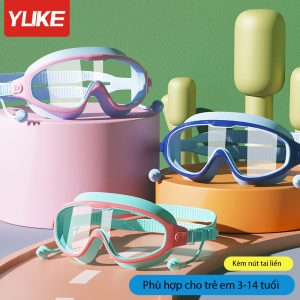 Kính Bơi Cho Bé YLIKE Góc Rộng Kèm Nút Tai Liền
