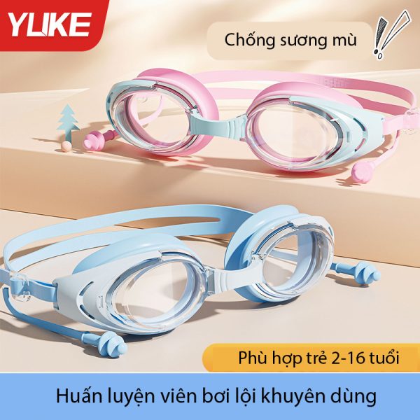 Kính Bơi Trẻ Em YLIKE Chống Nước Chống Sương Mù