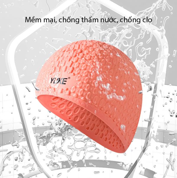 Mũ Bơi YLIKE 3D Silicon Chống Nước Che Tai - Hình ảnh 6