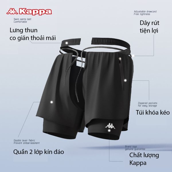 Quần Bơi Nam Kappa Nhanh Khô Kín Đáo - Hình ảnh 5