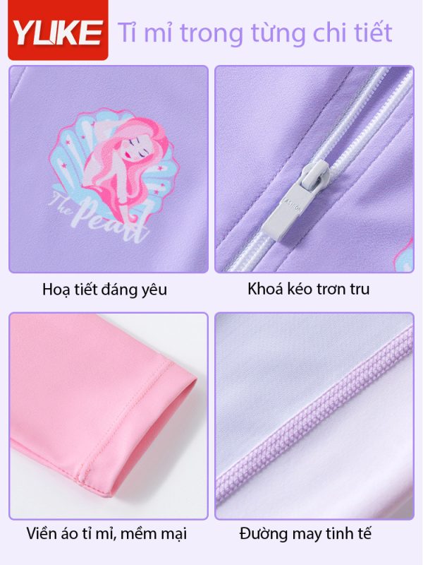 Bộ Đồ Bơi Cho Bé YLIKE Chống Nắng Co Giãn - Hình ảnh 10