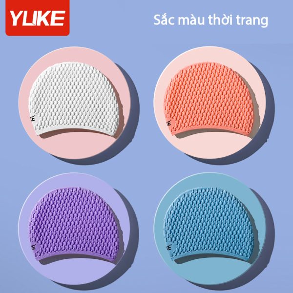 Mũ Bơi YLIKE 3D Silicon Chống Nước Che Tai - Hình ảnh 12