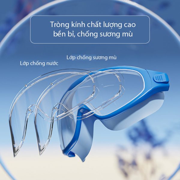 Kính Bơi Cho Bé YLIKE Góc Rộng Kèm Nút Tai Liền - Hình ảnh 2