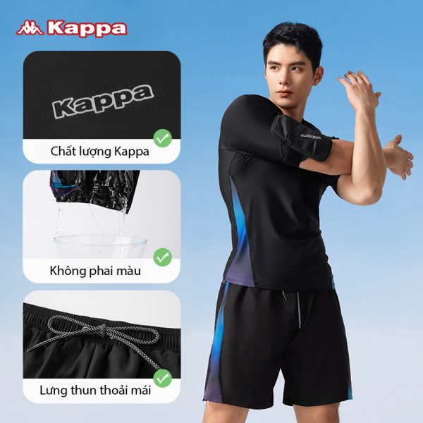 Đồ Bơi Nam Kappa Cộc Tay Kín Đáo Nhanh Khô - Hình ảnh 5