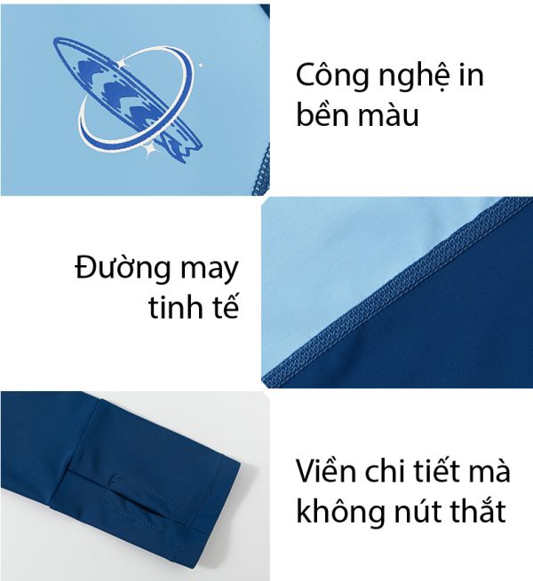 Đồ Bơi Giữ Nhiệt Cho Bé YLIKE Dài Tay Quần Dài 2 Lớp - Hình ảnh 8