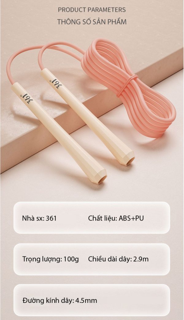 Dây Nhảy YLIKE Người Lớn Trẻ Em Tay Nắm Nhỏ Điều Chỉnh Độ Dài Theo Ý Muốn - Hình ảnh 7