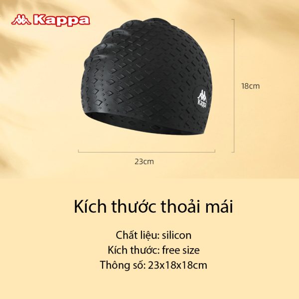 Mũ Bơi Kappa 3D Silicon Chống Nước Che Tai - Hình ảnh 3