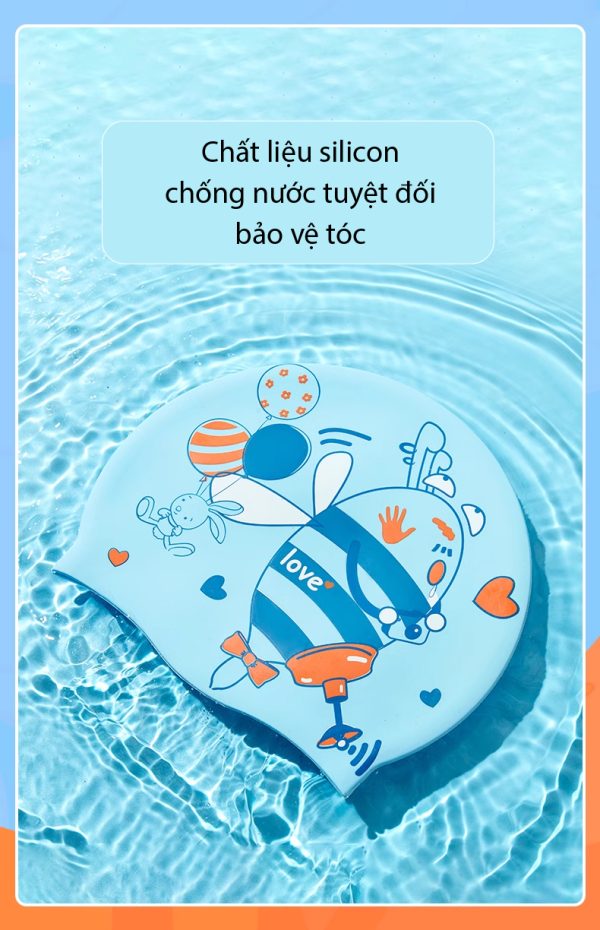 Mũ Bơi Cho Bé Kappa Silicon - Hình ảnh 6