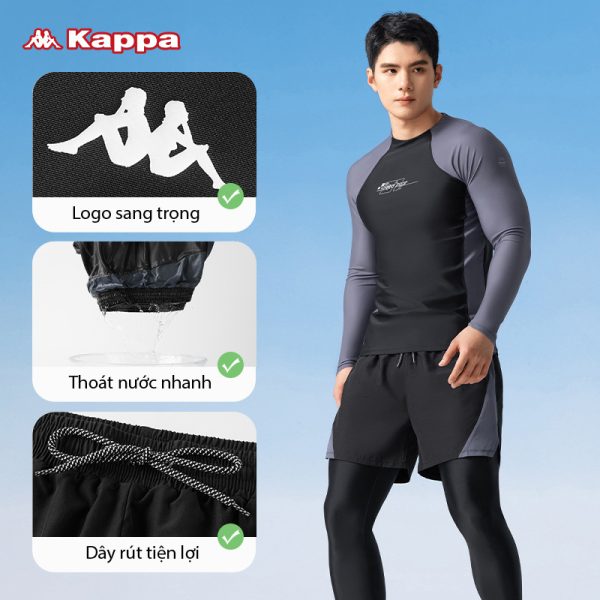 Đồ Bơi Nam Kappa 2 Lớp Thoáng Khí Nhanh Khô - Hình ảnh 7