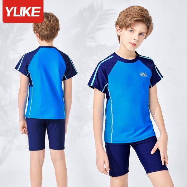 Bộ Đồ Bơi Trẻ Em YLIKE Cộc Tay Co Giãn - Hình ảnh 8