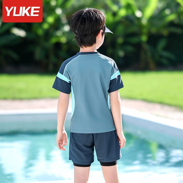 Bộ Đồ Bơi Cho Bé YLIKE Cộc Tay Quần 2 Lớp - Hình ảnh 5