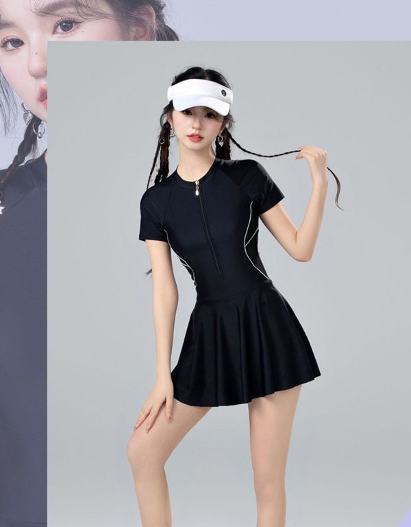 Đồ Bơi Nữ YLIKE Cộc Tay Có Khoá Kéo - Hình ảnh 7