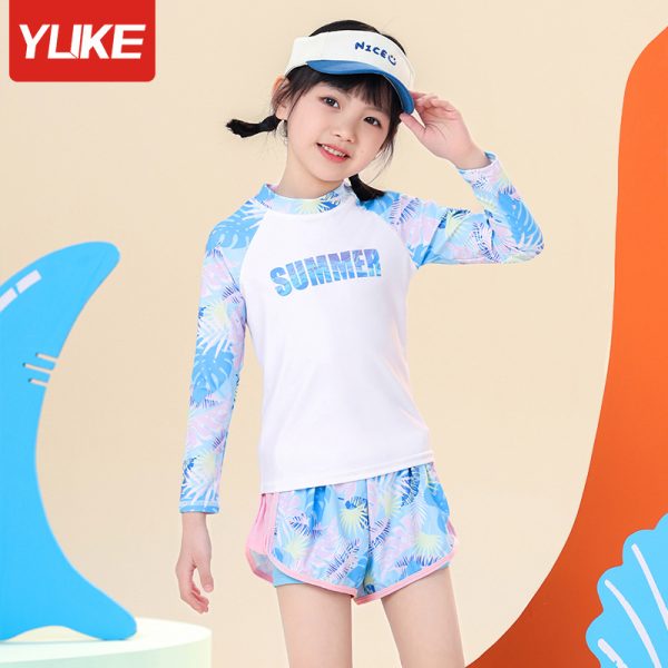 Bộ Đồ Bơi Trẻ Em YLIKE Dài Tay - Hình ảnh 2