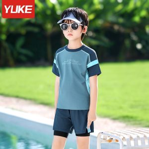 Bộ Đồ Bơi Cho Bé YLIKE Cộc Tay Quần 2 Lớp
