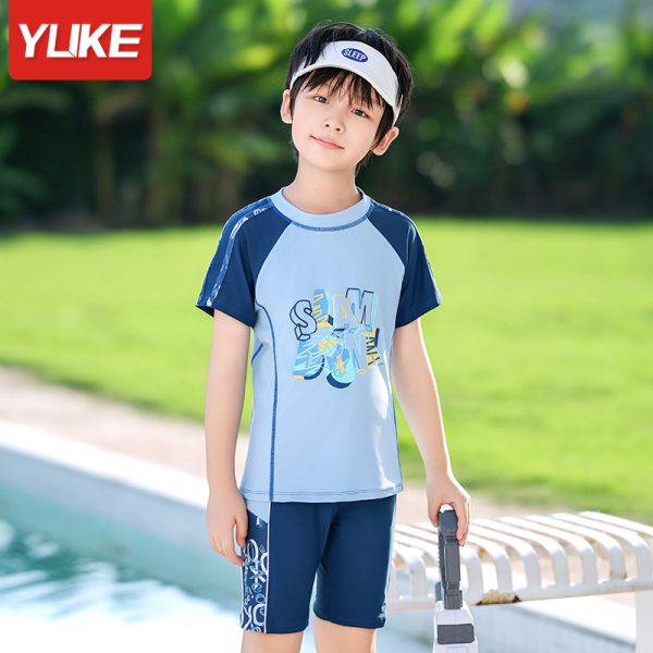 Bộ Đồ Bơi Bé Trai YLIKE Cộc Tay Slam Dunk - Hình ảnh 8