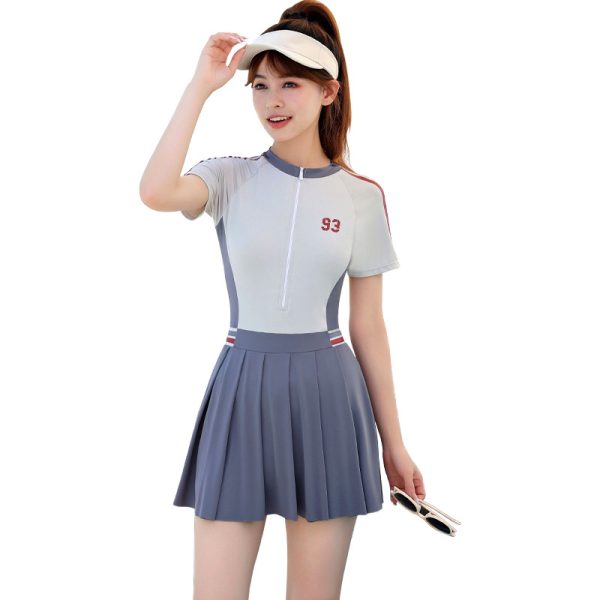 Bộ Đồ Bơi Nữ YLIKE Cộc Tay Có Đệm Ngực Thon Gọn Eo - Hình ảnh 3