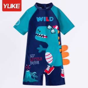 Bộ Đồ Bơi Trẻ Em YLIKE Cộc Tay Liền Thân