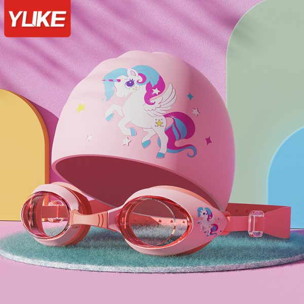 Combo Kính Bơi Trẻ Em YLIKE Pony Kèm Mũ Bơi - Hình ảnh 6
