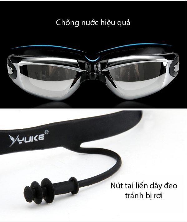 Kính Bơi YLIKE Tráng Gương Kèm Nút Tai Liền - Hình ảnh 7
