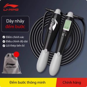 Dây Nhảy LI-NING Đếm Bước Tặng Túi Đựng Cho Người Lớn Và Trẻ Em