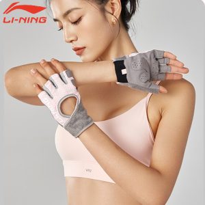 Găng Tay Tập Gym Nam Nữ LI-NING 1 Đôi Bao Tay Hở Nửa Ngón