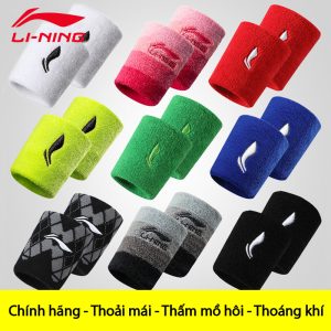Băng Cổ Tay Thể Thao LI-NING 3D Thấm Mồ Hôi Thoáng Khí
