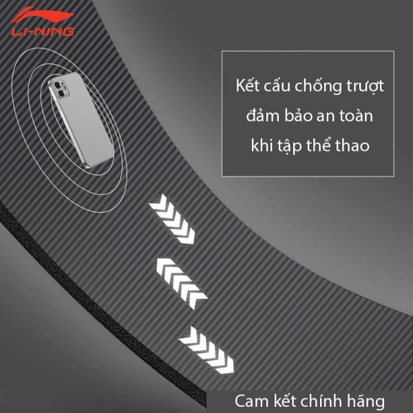 Thảm Tập LI-NING Chống Trượt Chống Ồn Dày 8mm - Hình ảnh 5