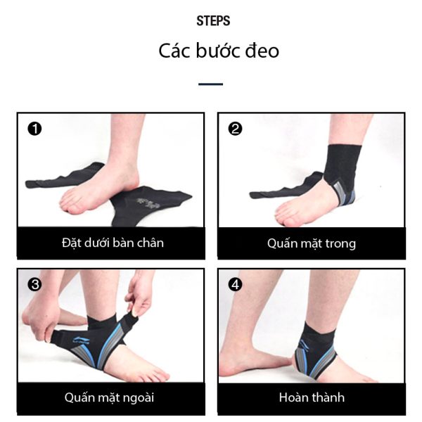 Đai Quấn Bảo Vệ Cổ Chân LI-NING - Hình ảnh 14