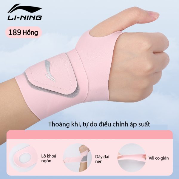 Băng Cổ Tay Thể Thao LI-NING Thấm Mồ Hôi Thoáng Khí - Hình ảnh 7