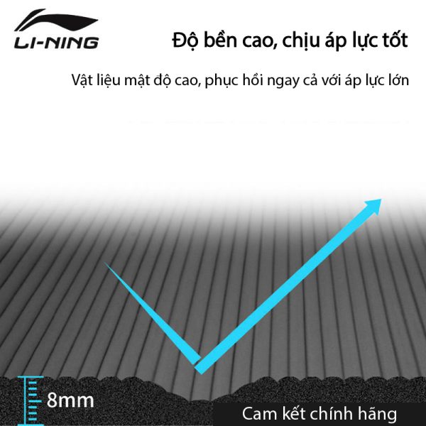 Thảm Tập LI-NING Chống Trượt Chống Ồn Dày 8mm - Hình ảnh 7