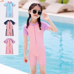 Đồ Bơi Trẻ Em YLIKE Cộc Tay Có Khoá Kéo