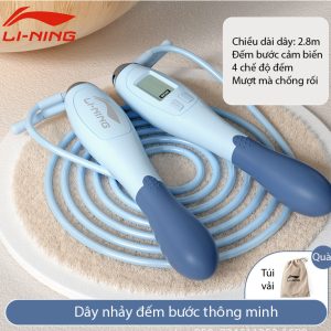 Dây Nhảy LI-NING Đếm Bước Tặng Túi Đựng Cho Người Lớn Và Trẻ Em