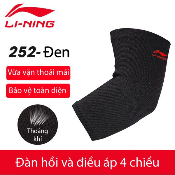 Băng Khuỷu Tay Thể Thao LI-NING Thấm Mồ Hôi Thoáng Khí Bảo Vệ Khuỷu Tay - Hình ảnh 9