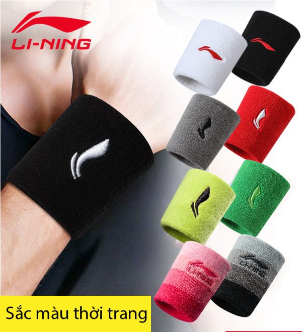 Băng Cổ Tay Thể Thao LI-NING 3D Thấm Mồ Hôi Thoáng Khí - Hình ảnh 3