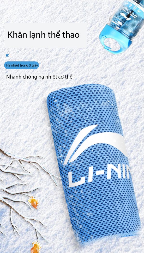 Khăn Thể Thao LI-NING Siêu Thấm Mồ Hôi Thoáng Nhẹ Mềm Mại - Hình ảnh 8