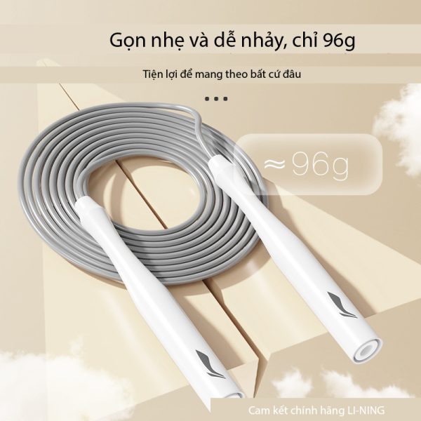 Dây Nhảy LI-NING Người Lớn Trẻ Em Tặng Túi Đựng Dây Nhảy - Hình ảnh 3