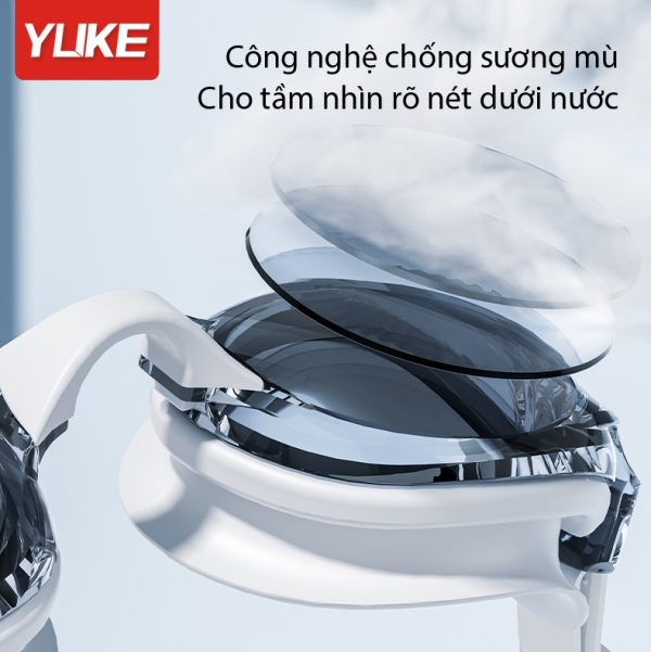 Kính Bơi YLIKE Nam Nữ Ngăn Nước Chống Mờ Sương - Hình ảnh 4