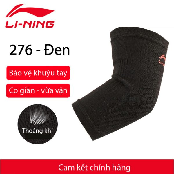 Băng Khuỷu Tay Thể Thao LI-NING Thấm Mồ Hôi Thoáng Khí Bảo Vệ Khuỷu Tay - Hình ảnh 8