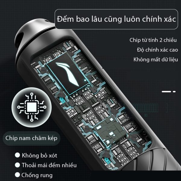 Dây Nhảy Đếm Bước LI-NING Tặng Túi Đựng Cho Trẻ Em Và Người Lớn - Hình ảnh 4