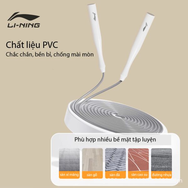Dây Nhảy LI-NING Người Lớn Trẻ Em Tặng Túi Đựng Dây Nhảy - Hình ảnh 4