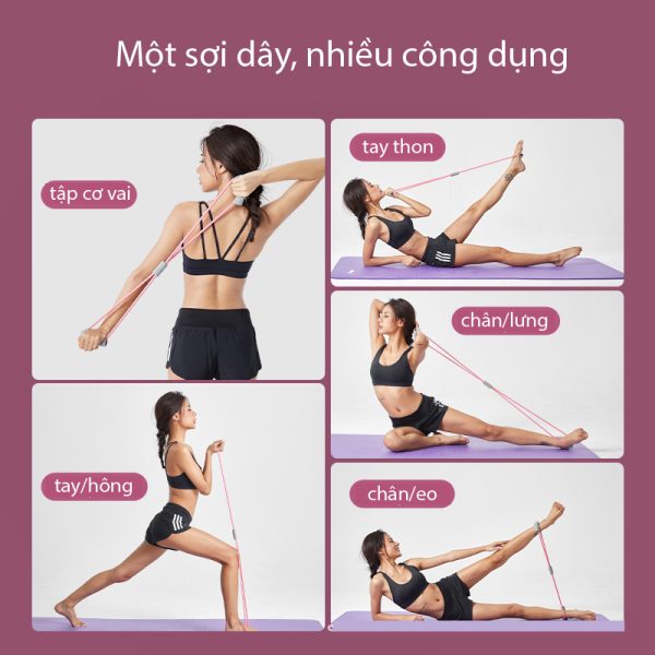 Dây Kháng Lực Số 8 LI-NING Tập Yoga Gym - Hình ảnh 5