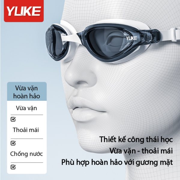 Kính Bơi YLIKE Nam Nữ Ngăn Nước Chống Mờ Sương - Hình ảnh 5