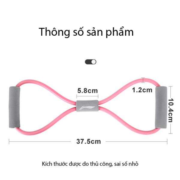 Dây Kháng Lực Số 8 LI-NING Tập Yoga Gym - Hình ảnh 6