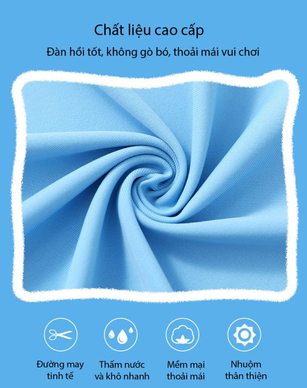 Bộ Đồ Bơi Cho Bé Gái YLIKE Dài Tay - Hình ảnh 6