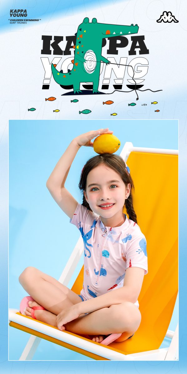 Bộ Đồ Bơi Trẻ Em Kappa Cá Heo - Hình ảnh 5