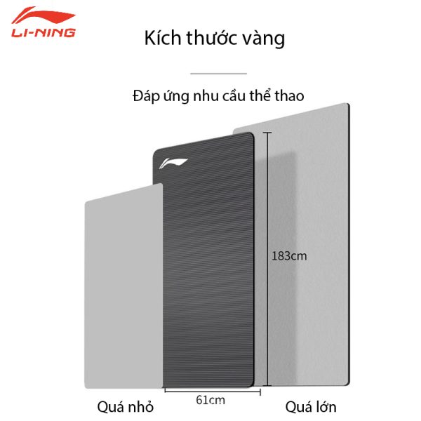 Thảm Tập LI-NING Chống Trượt Chống Ồn Dày 8mm - Hình ảnh 4